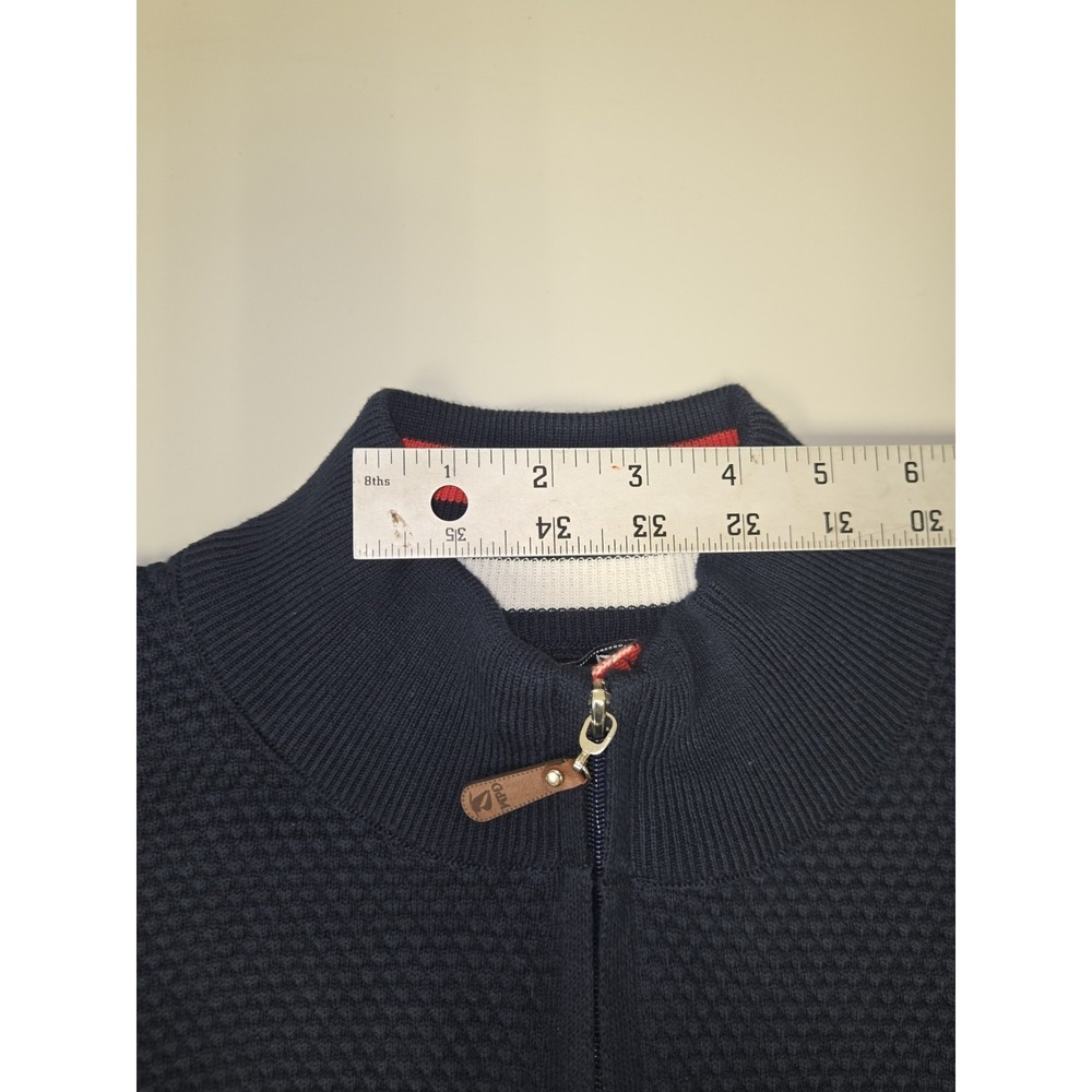 Giorgio Di Mare Men's Yachting Collection Full Zip Sweater Size 2XL Navy NWT - Picture 6 of 14